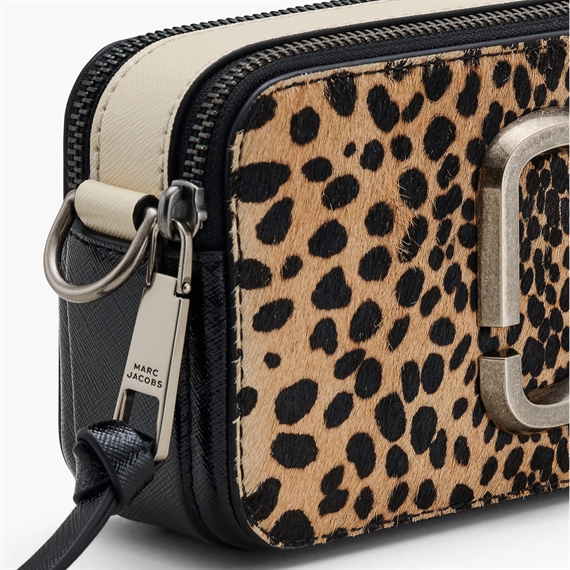 Marc Jacobs The Cheetah Haircalf Snapshot, Black Multi